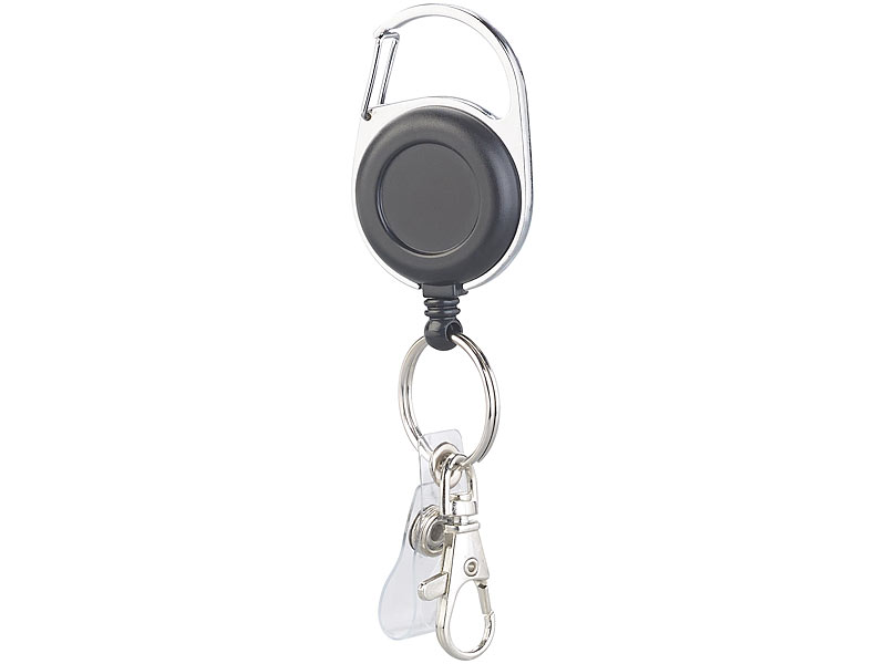 1 x YOYO Aufroller mit Schlüsselring Schlüssel Jojo Schlüsselanhänger ausziehbar