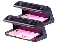 General Office 2er-Set UV-Geldscheinprüfer, auch für Ausweise und Pässe, 4 Watt; Ausweishüllen mit ausziehbaren Clips Ausweishüllen mit ausziehbaren Clips Ausweishüllen mit ausziehbaren Clips Ausweishüllen mit ausziehbaren Clips 