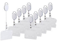 General Office 10er-Set Ausweishüllen aus Hartplastik, 60-cm-Jojo-Befestigungs-Clip; Laminiergeräte Laminiergeräte Laminiergeräte 
