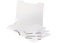 General Office 4er-Set Eckspanner-Einschlagmappen, Gummizug, Kunststoff, transparent