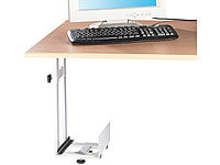General Office Platzsparende PC-Halterung für Untertisch-Montage; Doppel-Monitor-Schwenkarme Doppel-Monitor-Schwenkarme Doppel-Monitor-Schwenkarme Doppel-Monitor-Schwenkarme Doppel-Monitor-Schwenkarme 