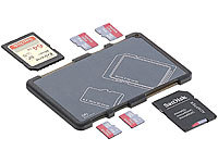 General Office Speicherkarten-Organizer für 2 SD-Karten und 4 microSD-Karten; Schwenkbare TV-Wandhalterungen 