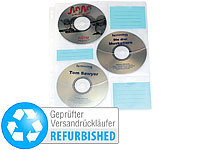 General Office CD/DVD Ringbucheinlagen 2 x 3 für 60 CD/DVD Versandrückläufer; Notebook-Ständer 