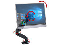 General Office Gasgefederter Monitor-Schwenkarm bis 81 cm/32", Pivot, VESA-kompatibel; Schwenkbare TV-Wandhalterungen 