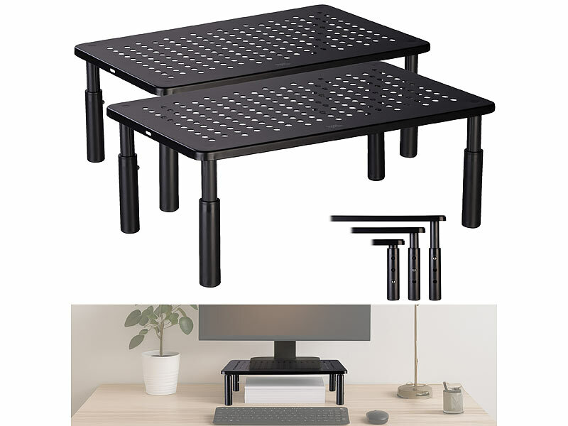 ; Doppel-Monitor-Schwenkarme Doppel-Monitor-Schwenkarme