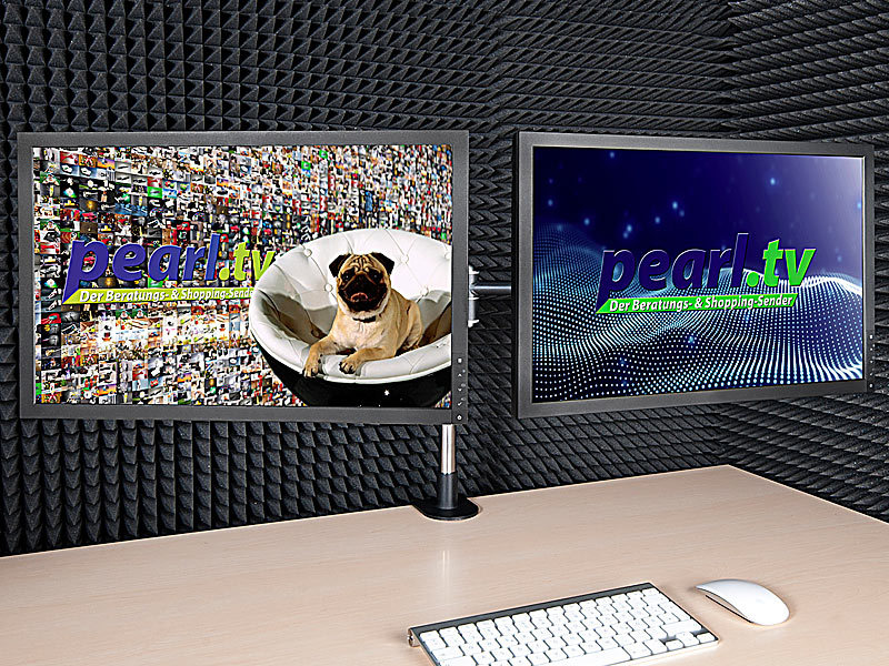 ; Schwenkbare TV-Wandhalterungen, Monitor-Schwenkarme 