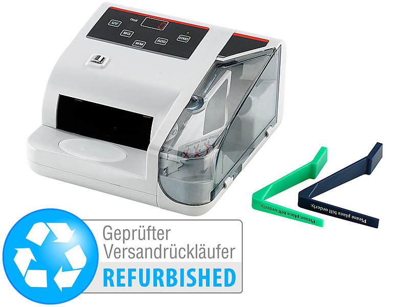 ; Geldzähler mit Sprach-Ausgaben 