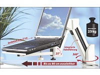 ; Monitor-Schwenkarme 