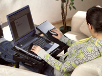 ; Notebooktische mit Lüfter 