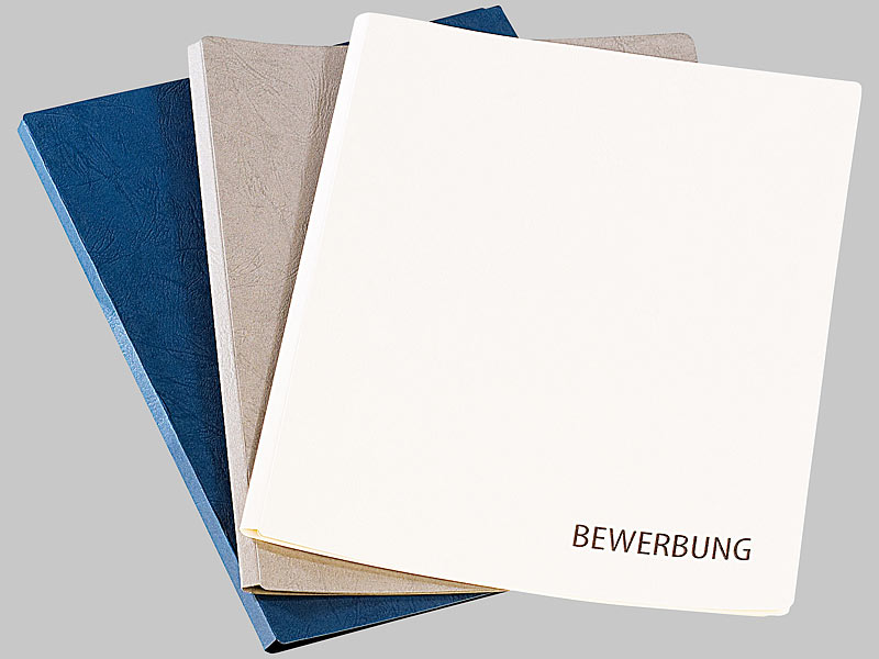 ; Klemmmappen für Bewerbungen 