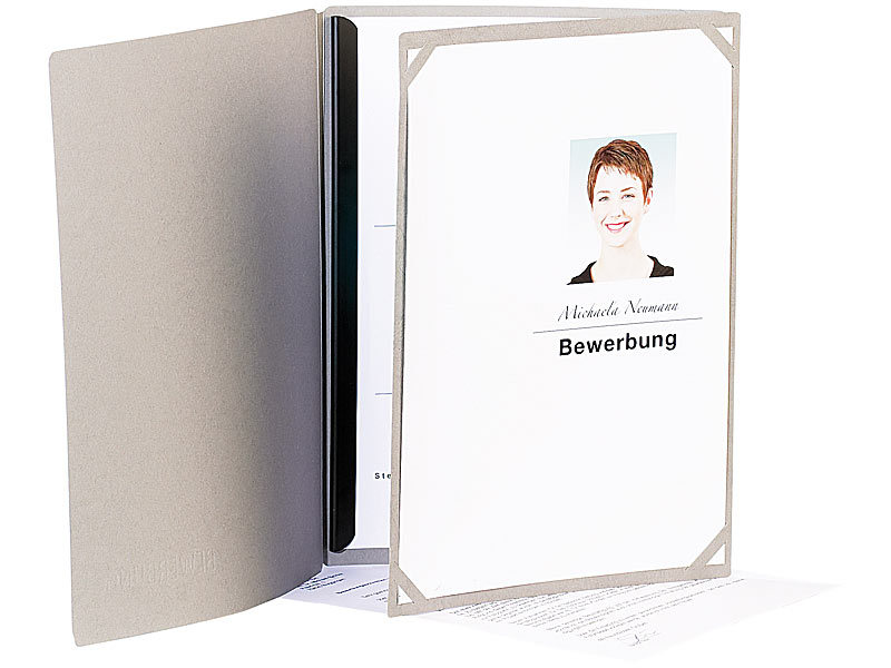 ; Klemmmappen für Bewerbungen 