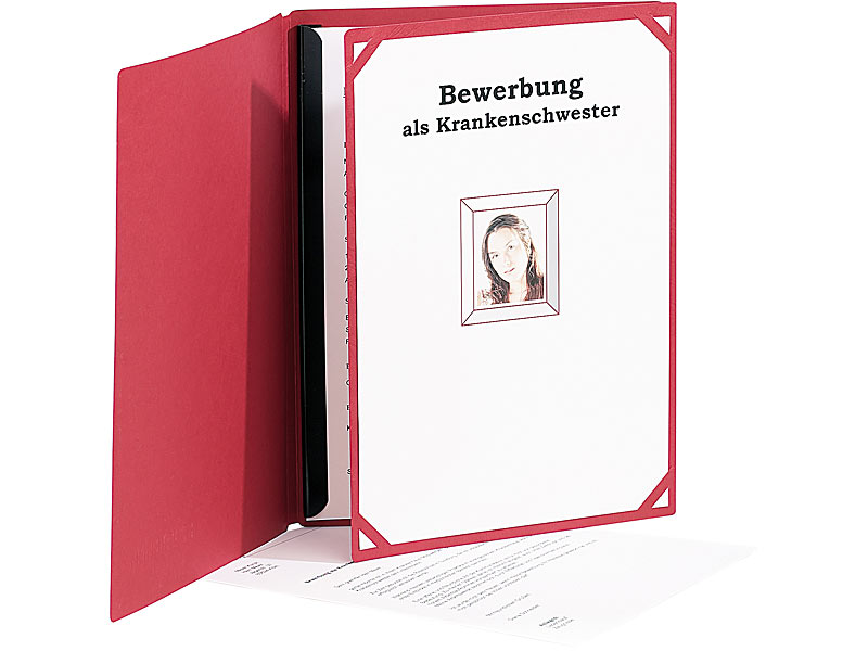 ; Klemmmappen für Bewerbungen 